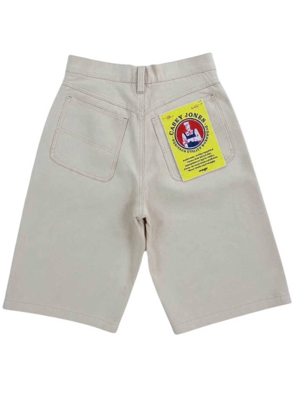 Wrangler x Casey Jones CJ Skater Shorts Mens 32 Ecru Carpenter NWT